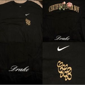 Drake X Nike Certified Lover Boy Rose TShirt Large